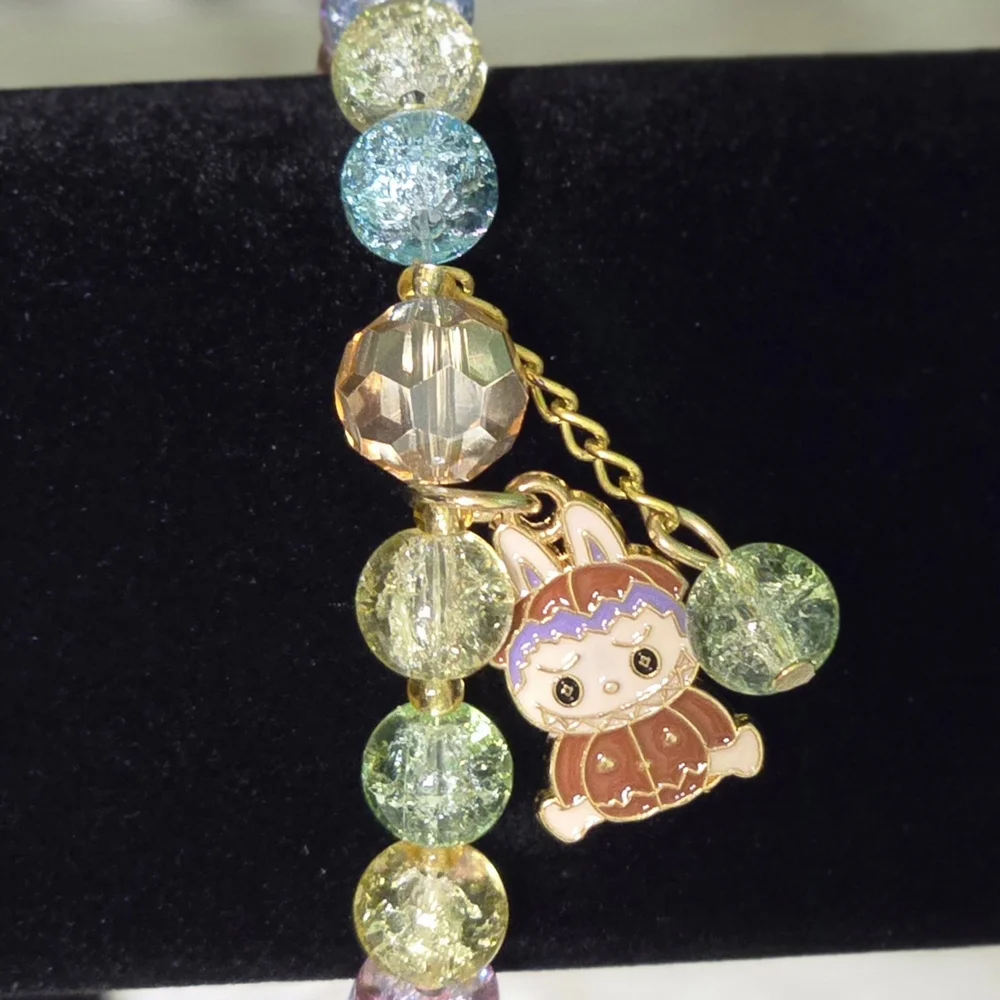 FASHION Labubu Kids/Womens Colorful Stretch‎ Beaded Bracelet NWT